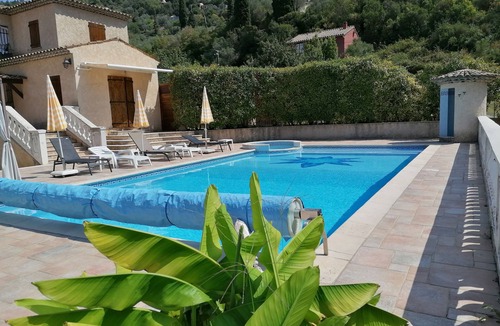 Saint-Blaise House | House with pool back country Nice