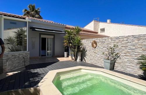 Carnon-Plage House | House with pool near the sea
