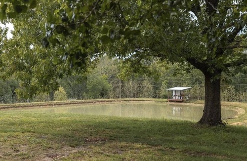 Waynesville House | House with stocked pond near Leonard Wood; events allowed with prior approval