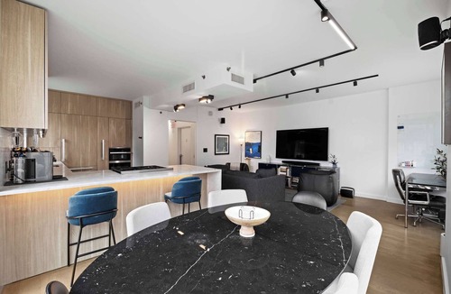 Lower East Side Condo | Houston by Rove Travel Patio & Shared Rooftop