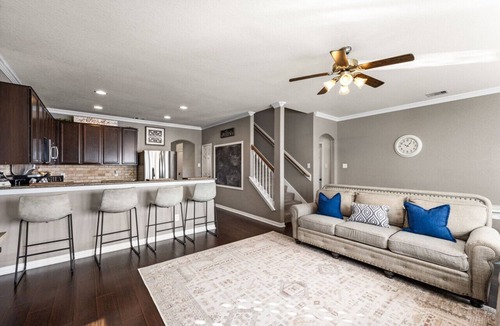 Cypress House | Houston Staycation Heated Pool Theater Room Family