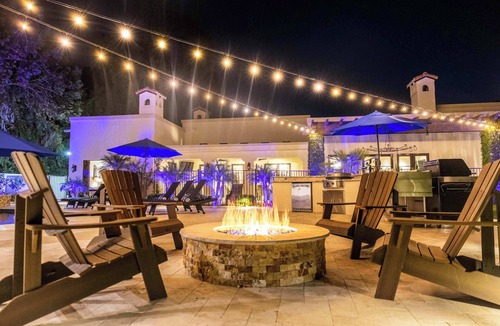 Paradise Valley Village House | HÓZHÓ on Course with Pool, Courts and Fire Pit