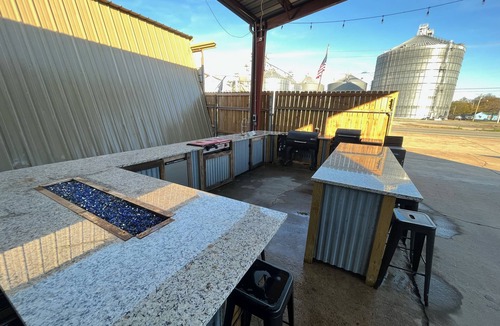 Patterson Cabin | HUGE 11 BD 6 BA CABIN! BAR AND GOLF SIMULATOR INSIDE, OUTDOOR KITCHEN/PROJECTOR