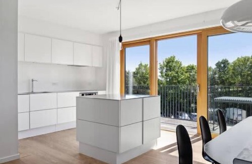 Copenhagen K Apartment | huge Luxe doublex w private balcony