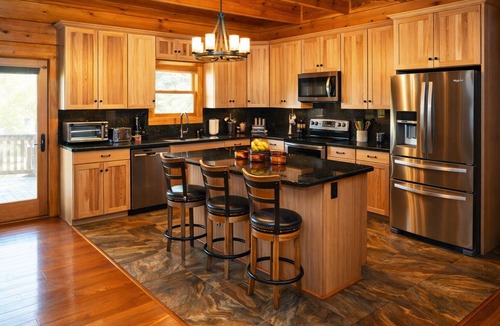 Dobson Cabin | Huge Mountain Estate,Blue Ridge View, Sleeps 18, Hot Tub, Deck, & Game Room