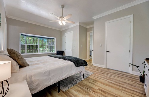 Cedar Creek House | Huge Single Story Updated Home with 2 Masters, Game Room, Pool, and a Garage