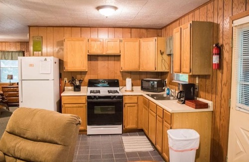 Triumph Apartment | Hunters cabin near Starved Rock at Kishauwau Cabins - sleeps 4 - no animals