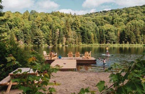 Saint-Faustin-Lac-Carre Hotel | Huttopia Les Deux Lacs - Laurentides