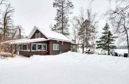 Brainerd House | Ice Fishing On-Site! Brainerd Cabin on Rice Lake