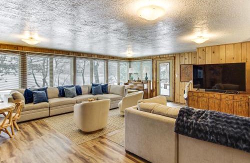 Brainerd House | Ice Fishing On-Site! Brainerd Cabin on Rice Lake