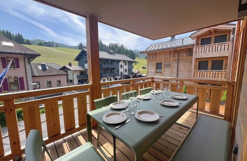 Les Gets Apartment | Iconic central location | Apt with sauna 10 pers