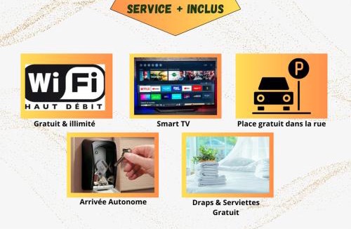 Valenciennes Apartment | Idéal PRO & Couple - 2 Logements Thème Boho Chic RDC & Dandy 1er étage - Quartier Calme - Jardin - WIFI HD - Smart TV - Parking Gratuit - Proche Centre & Transports - Ask Home
