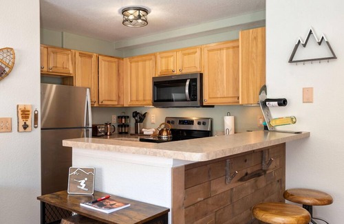 Fraser Condo | Ideal and modern 1 bedroom - open floor plan and mt views