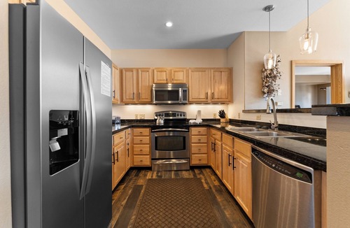 Mountain House Condo | Ideal Location Between River Run & Mountain House Base Area w/Mountain Views