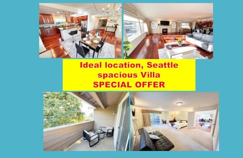 Renton Villa | Ideal location, Seattle spacious Villa