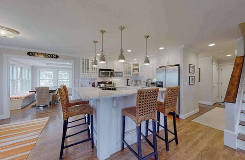 Cotuit House | Idyllic home on half-acre with amazing location, 3 living areas, central AC, W/D