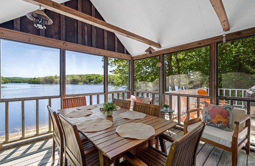 Locke Lake Colony House | Idyllic Lakeside Getaway by RedAwning