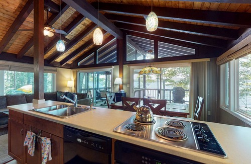 Meredith House | Idyllic remodeled cottage on the shores of Black Cat Island on Winnipesaukee