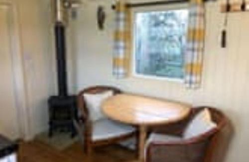 Hadlow Down House | Idyllic Shepherds Hut glorious views to South Downs 'Perch'