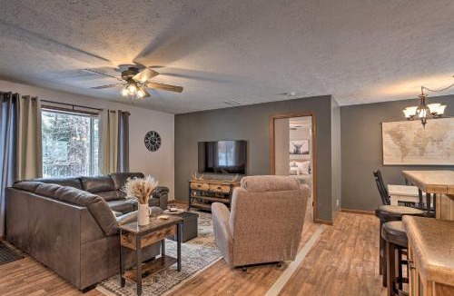 Sturgis House | Idyllic Sturgis Home w/Fire Pit & Large Deck!