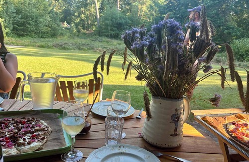 Frederiksvaerk House | Idyllic wooden cabin with fireplace near Tisvilde