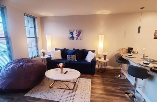 Downtown St. Louis Apartment | Immaculate Luxury Suite 121- Queen