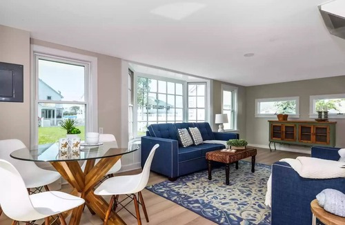 Madison Center Cottage | Immaculate Year Round Cottage Steps from the Beach Sleeps 6