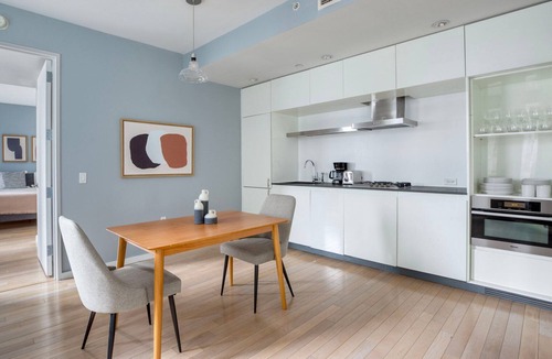 Central New York City Apartment | Impeccable Midtown 2BR w/W/D, nr Rockefeller Ctr, by Blueground