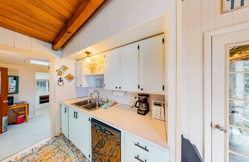 South Beach House | Impeccable oceanview home with private beach access & large deck