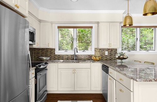 East Hampton House | Impeccably Designed East Hampton Home with Complete Privacy and Pool,.