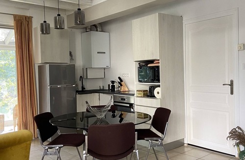 Nebias House | In a garden facing the mountains, a charming little house for 2 people
