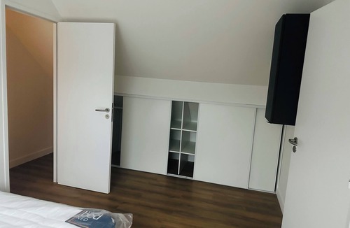 Grandchamp-des-Fontaines Apartment | In the moonlight