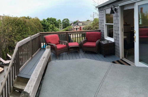 Lubec Apartment | In Town Private Studio with Hot Tub!