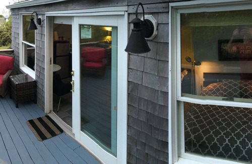 Lubec Apartment | In Town Private Studio with Hot Tub!