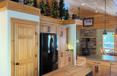 Old Forge House | In Town Waterfront Adirondack Retreat on Moose River A/C & Whole-House Generator