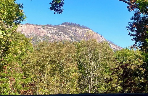 Pickens Cabin | Incredible Mountain View! Log Cabin steps from Table Rock State Park.