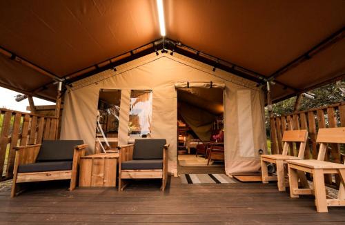 San Saba House | Incredible Safari Tent with Fire Pit in San Saba, Texas