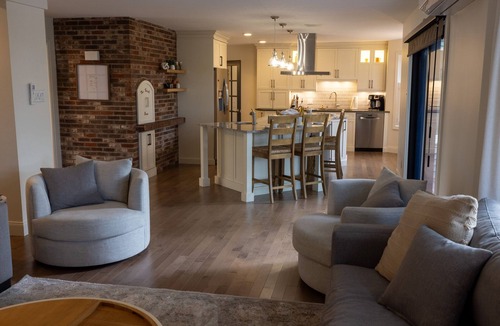 Fredericton House | Incredible Waterfront Property in the City, Trail, Boat-in/out, View, Fire Table