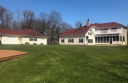 Wheeler House | Indiana Dunes Getaway on 2 acres! Truly unique 4 Bedroom, 4 Bath home!