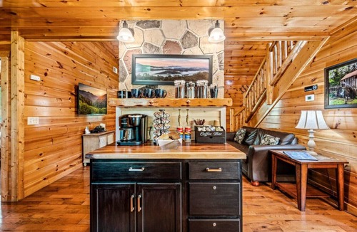 Pigeon Forge Cabin | Indoor Pool, Coffee Bar, Fire Pit, Games