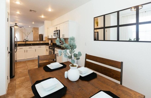 Biggs Field House | Industrial Desert Oasis 3 BDR Home