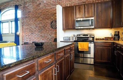 East Lawrence Apartment | Industrial Escape 2bd 2bath