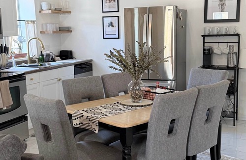 New Caney House | Industrial farmhouse style private guest house