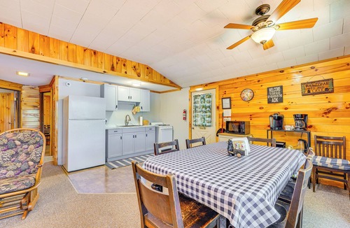 Inlet Cabin | Inlet Lakefront Home: Private Dock & Beach Access!