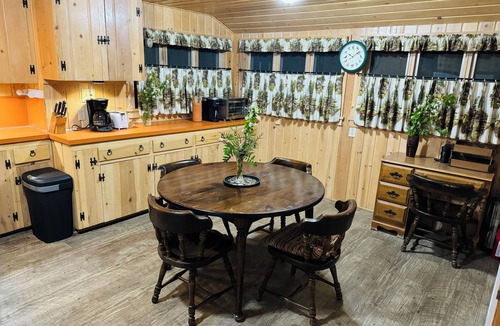 West Glacier Cabin | Inside Glacier National Park, Lakefront cabin