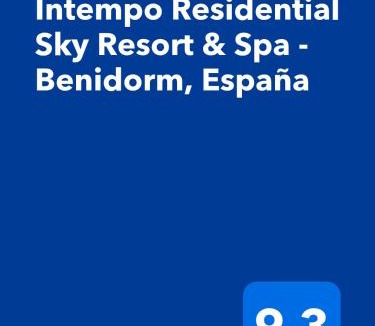 Cala Apartment | Intempo Residential Sky Resort & Spa - Benidorm, España