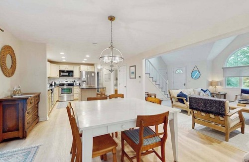 East Falmouth House | Inviting dog-friendly home with furnished deck & firepit, near golf