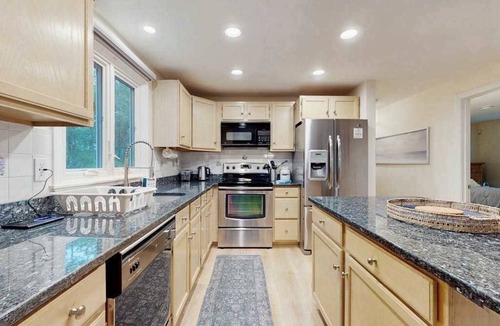 East Falmouth House | Inviting dog-friendly home with furnished deck & firepit, near golf