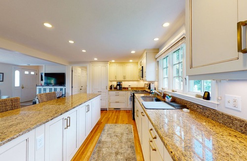 Falmouth House | Inviting duplex with central AC, grill, firepit, & walk to beach