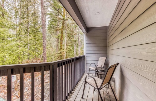 Welches House | Inviting home with fireplace, sauna, full kitchen, & W&D